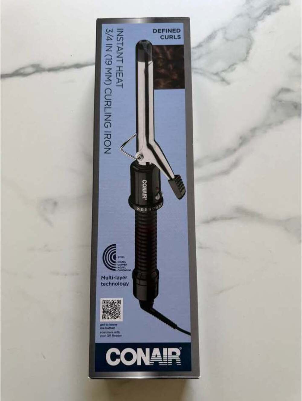 Conair curling iron 3/4 inch